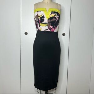 Venus Strapless Bodycon Midi Dress